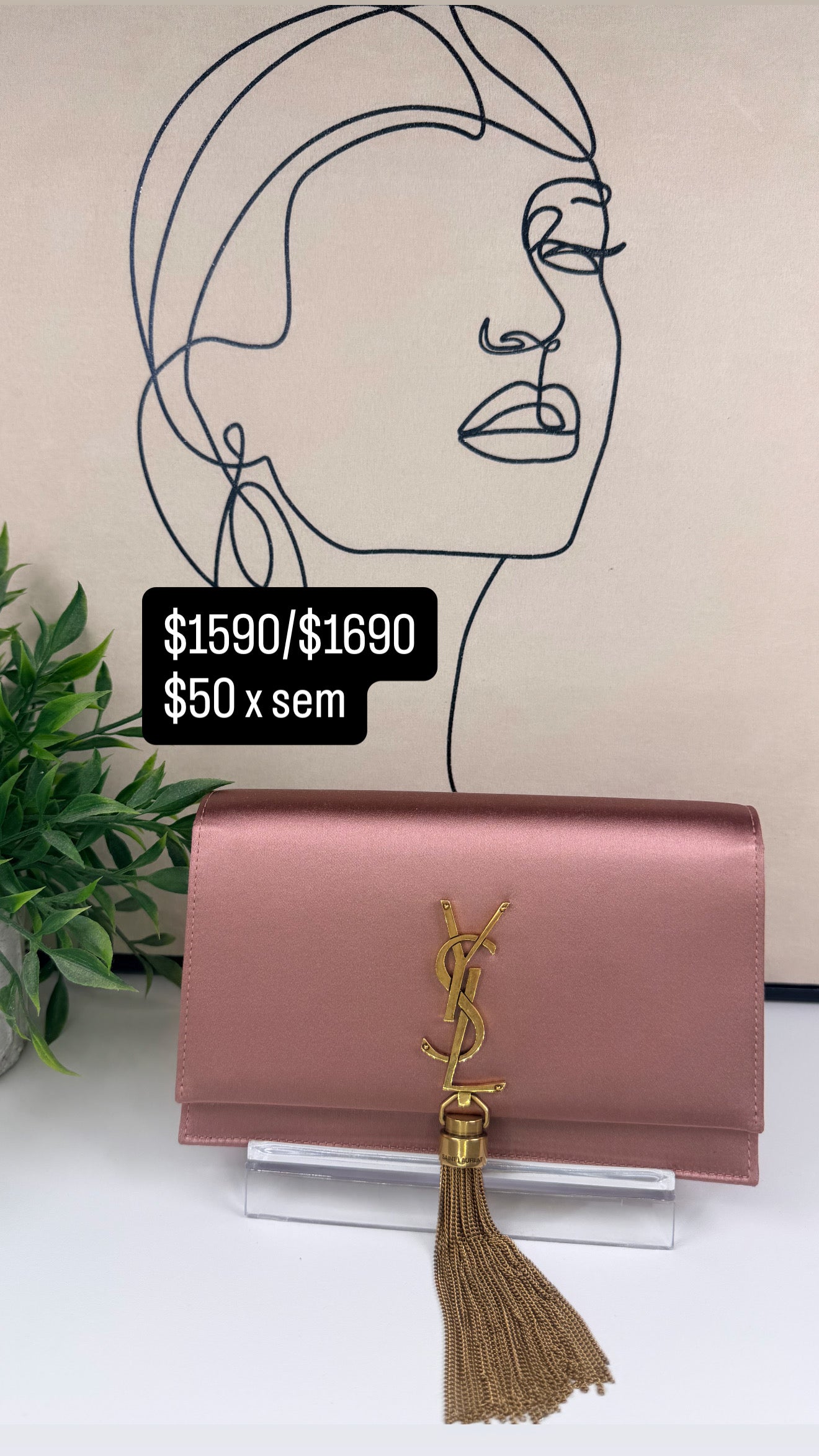 Pink Ysl Bag