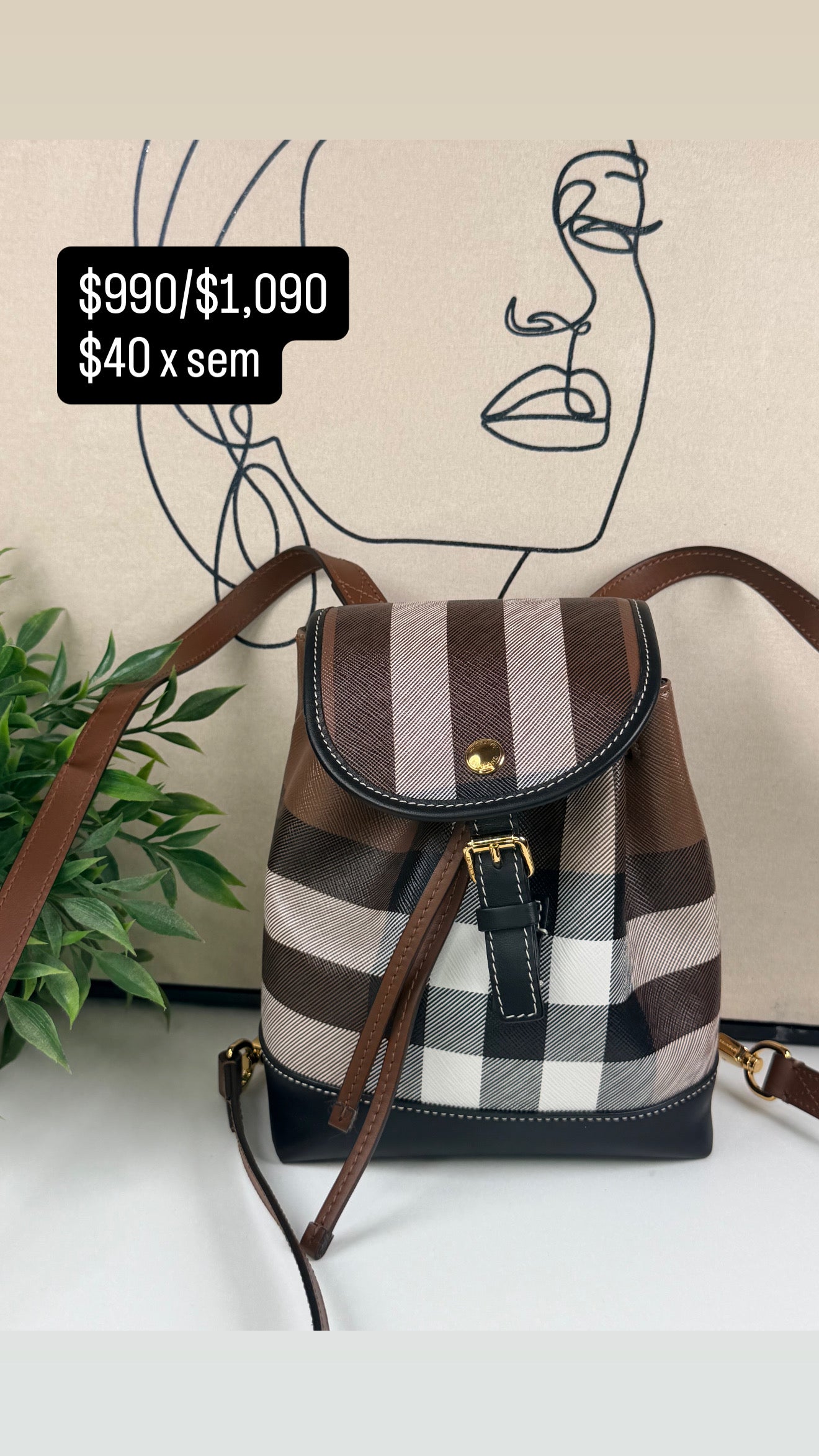 Burberry backpack