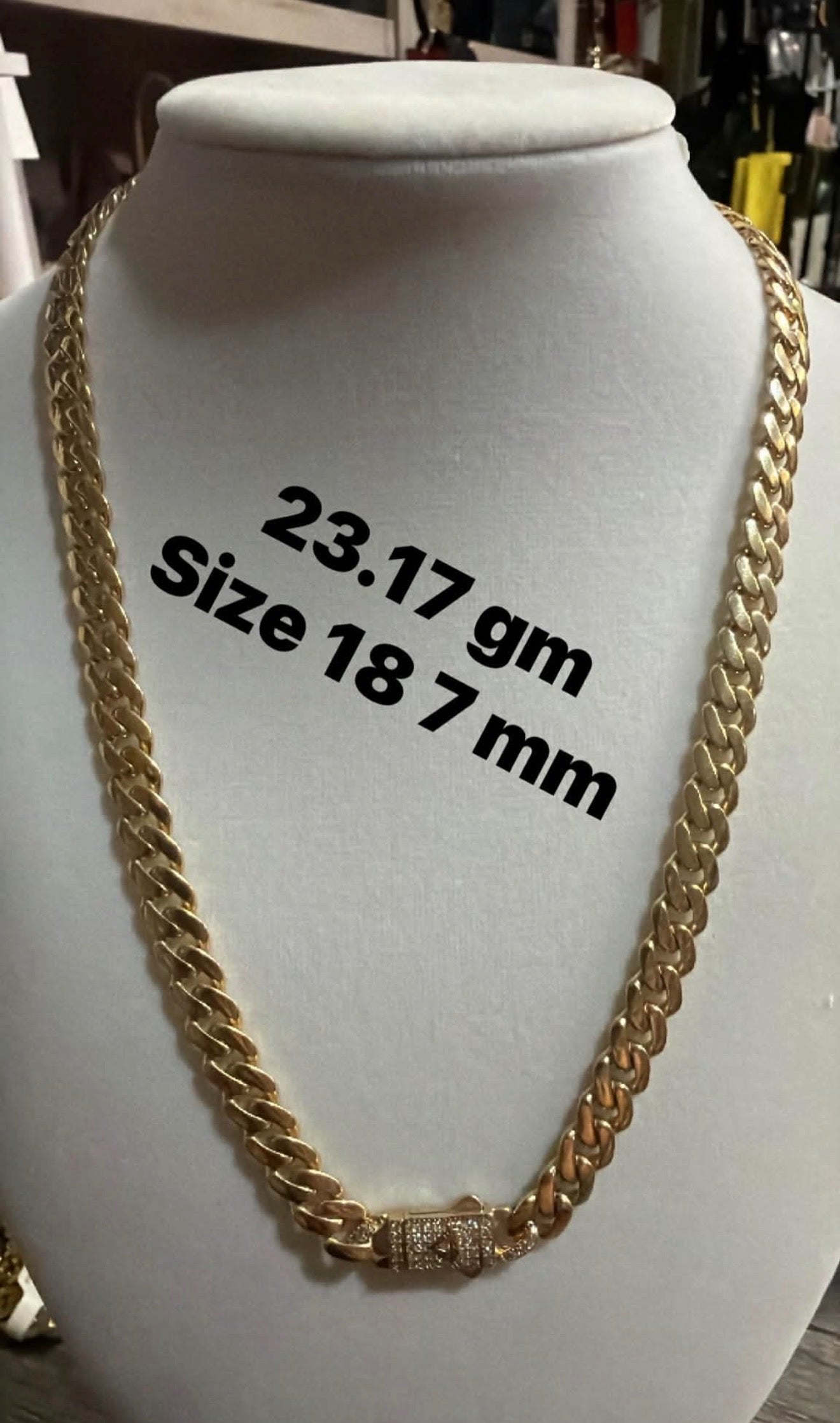 Gold necklace